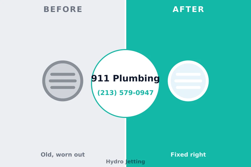 Before and after: plumbing company Port Allegany, PA